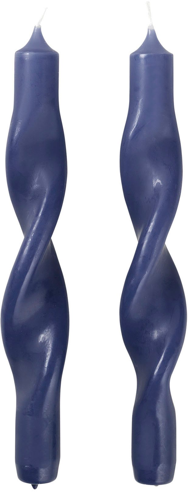 Broste Copenhagen Frühstücks-Geschirrset Nordic Sea, inklusive 1 Packung Twist Kerzen (7-tlg), 2 Personen, Keramik, Beliebte Geschirr Sets Exclusiv mit Geschenk