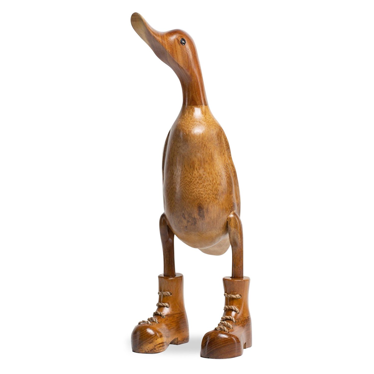 Rikmani Dekofigur Holzfigur Ente Stiefel - günstig online kaufen