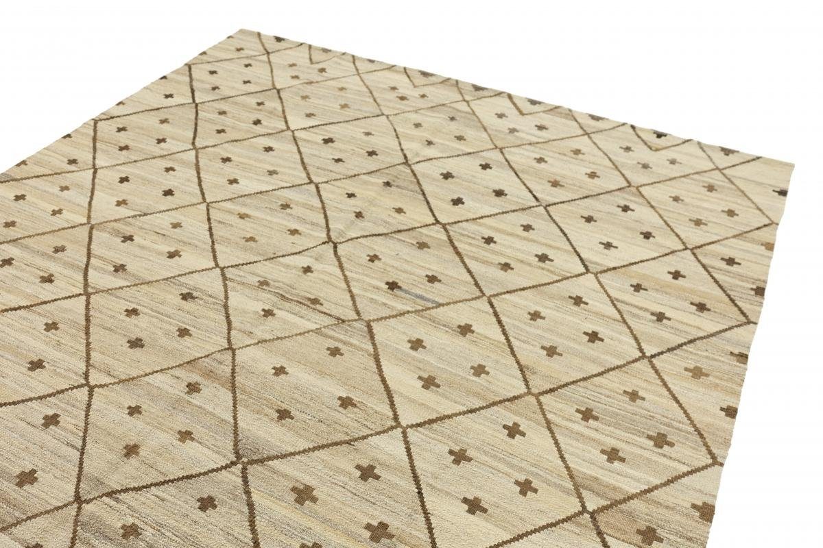 Orientteppich Kelim Design 3 Berber 202x287 Moderner Orientteppich, Höhe: mm rechteckig, Nain Handgewebter Trading