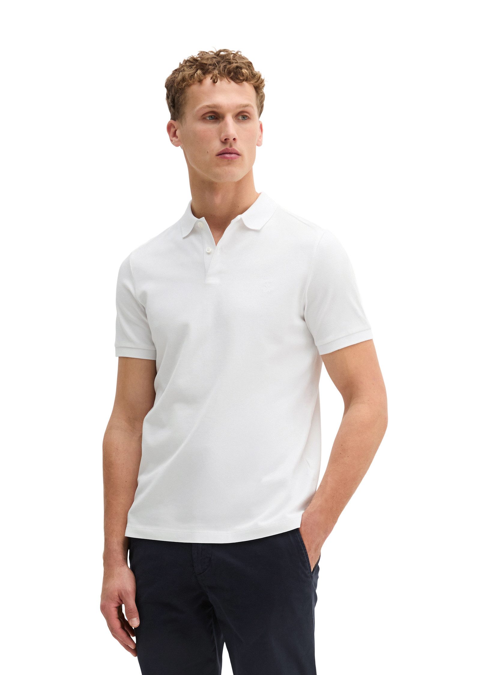Marc O'Polo Poloshirt aus Organic Cotton-Stretch