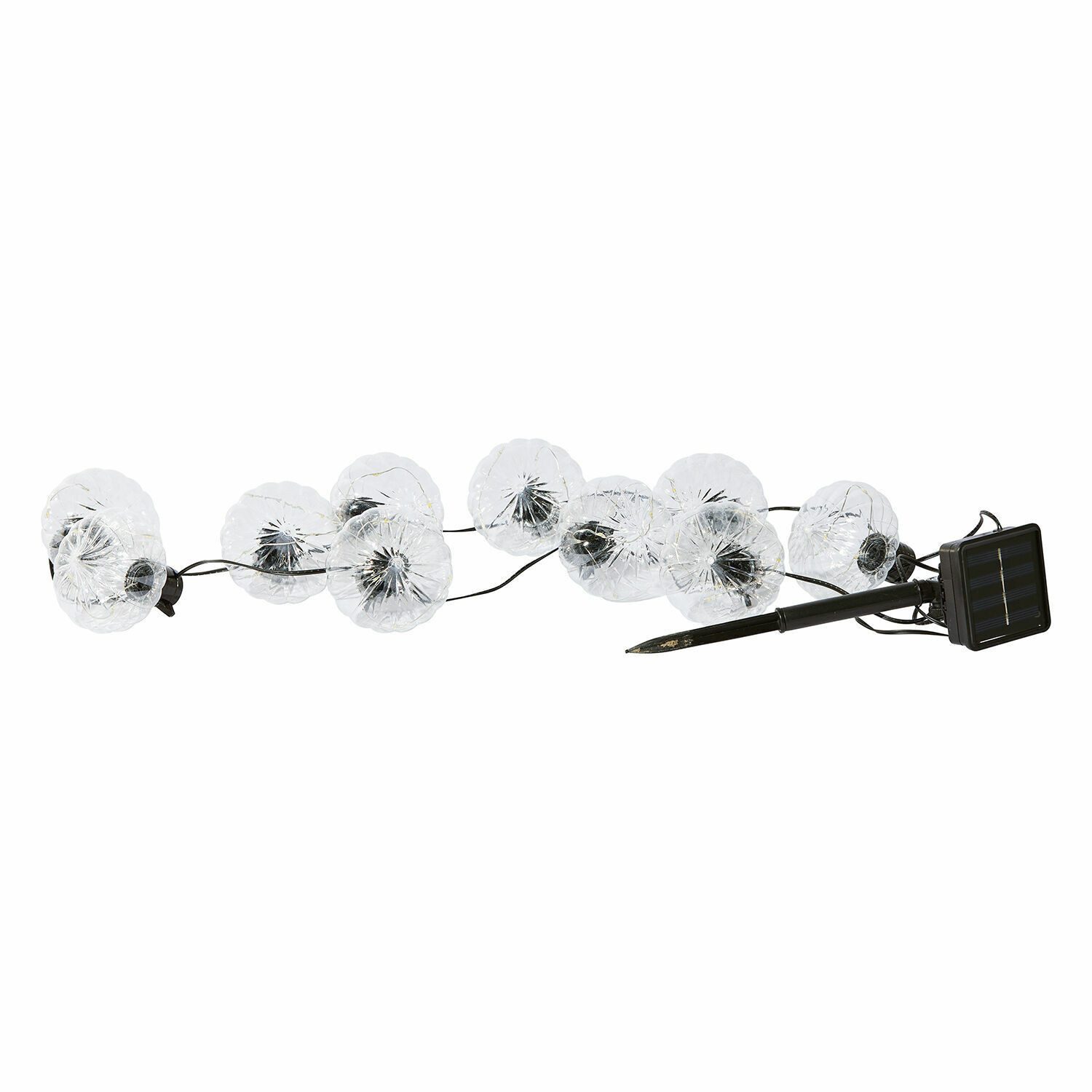 Mirabeau Lichterkette Solar-Lichterkette Lunda Sul klar/schwarz günstig online kaufen