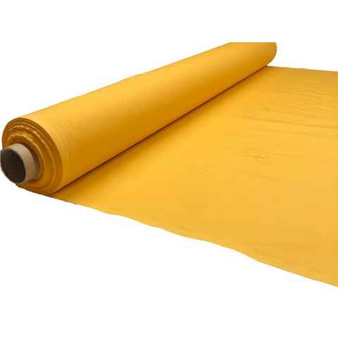 beties Stoff Reststoffe Meterware, ca. 100x150 cm aus 100% Baumwolle (basic-gelb)