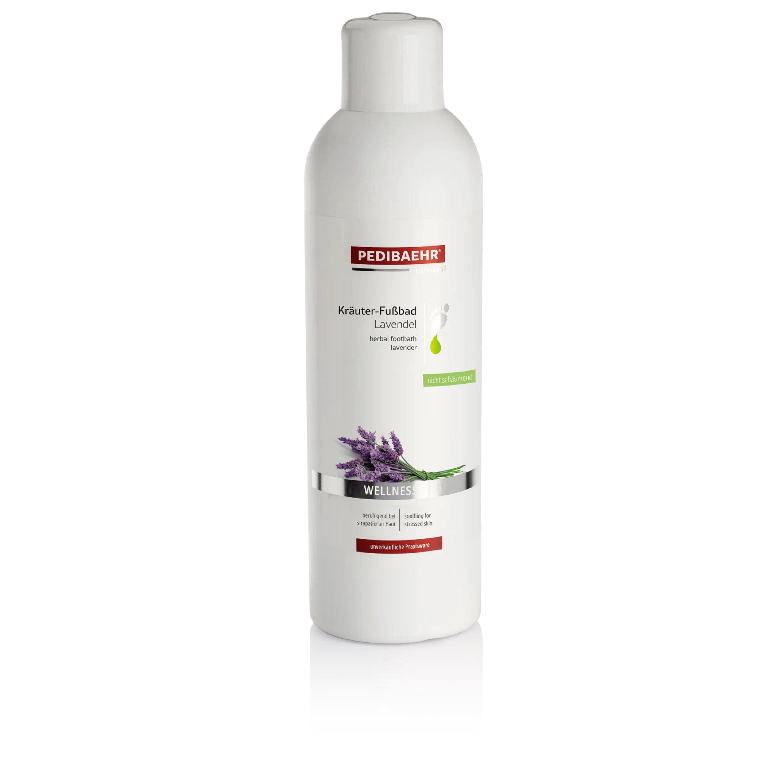 Pedibaehr Fußbad-Zusatz Pedibaehr Fußbad Lavendel 1000ml, 1-tlg., beruhigend & pflegend mit Panthenol & Aloe-Vera-Extrakt