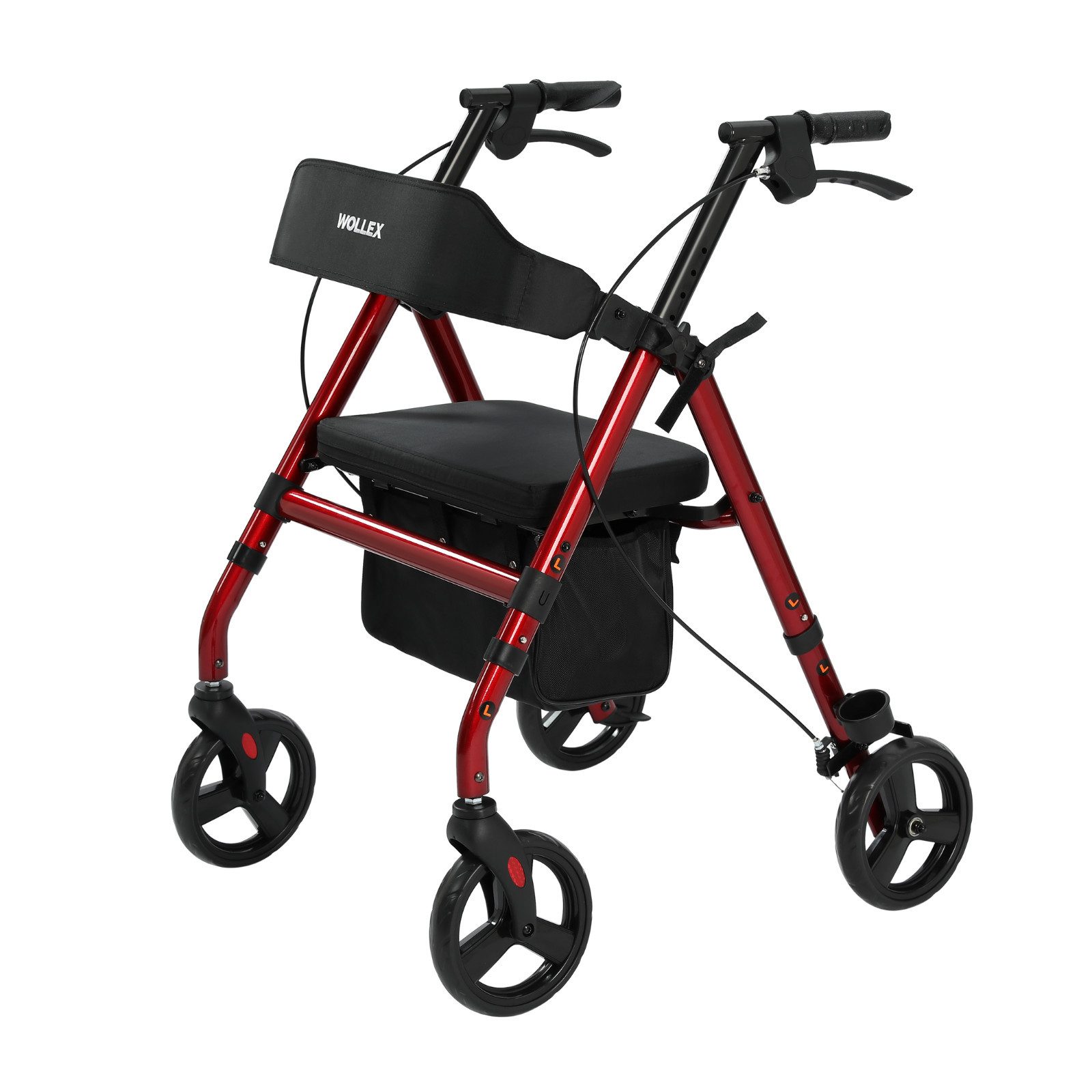 smartEC Rollator maxErgo Rollator Gehhilfe Outdoor Indoor zugelassen als Medizinprodukt