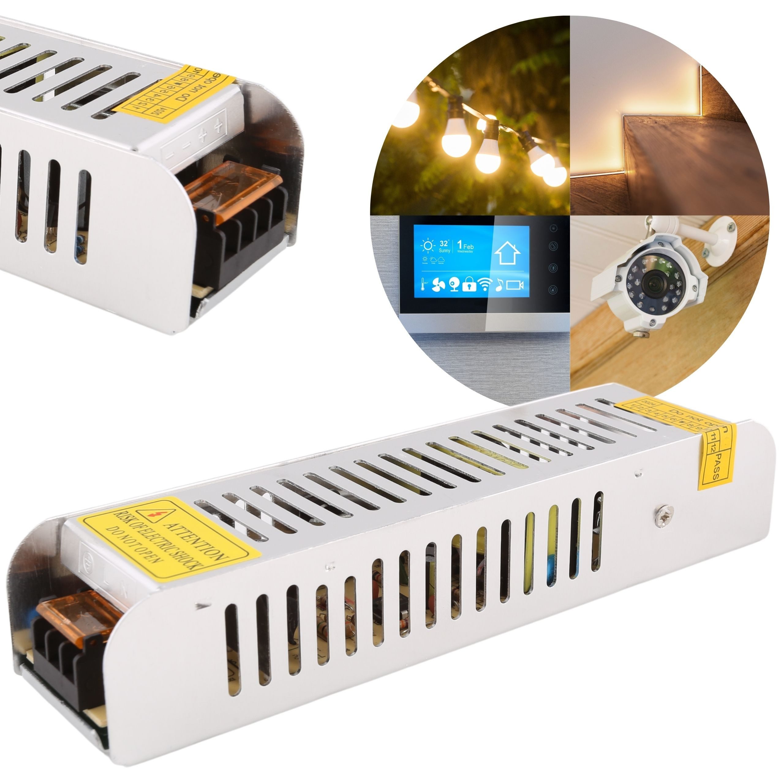 Modulares Netzgerät LED 120W 12V 10A IP20 SLIM 190x46x35 mm LED Trafo