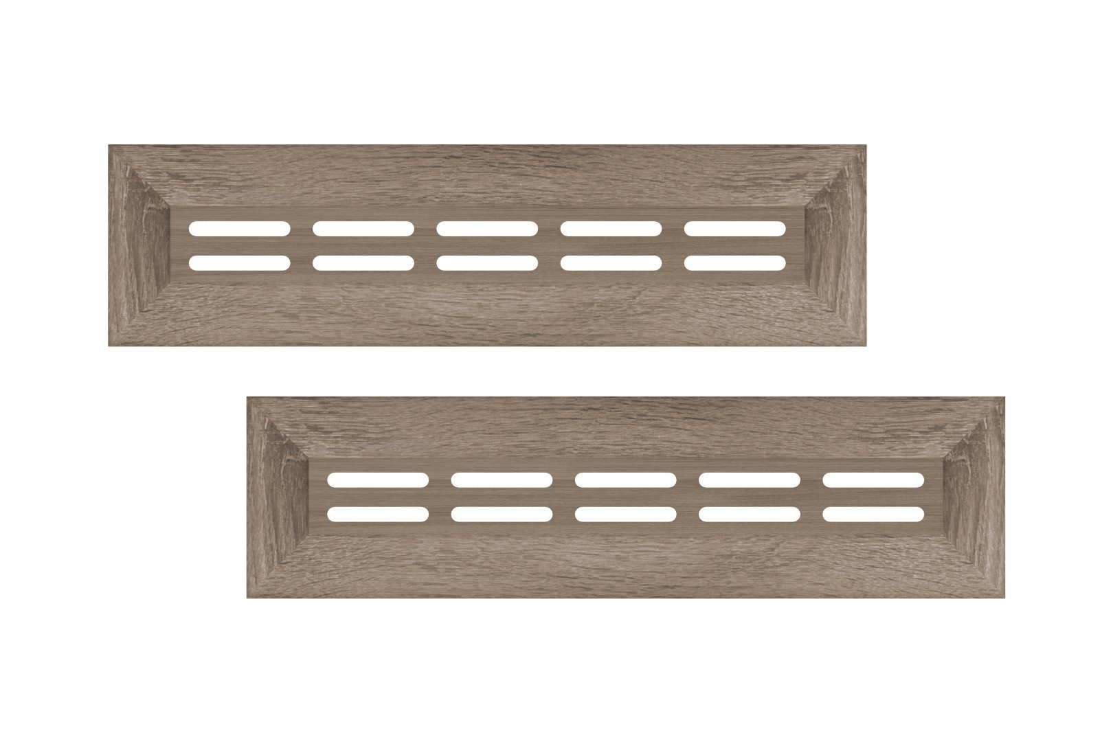 Hexim Heizungsverkleidung, Zubehör für Abdeckung aus MDF & HDF - Dekorative Heizkörperverkleidungen in unterschiedlichen Größen & Muster - Verkleidung alter Heizkörper (Seitenblende Eiche Vintage 16x60 cm)