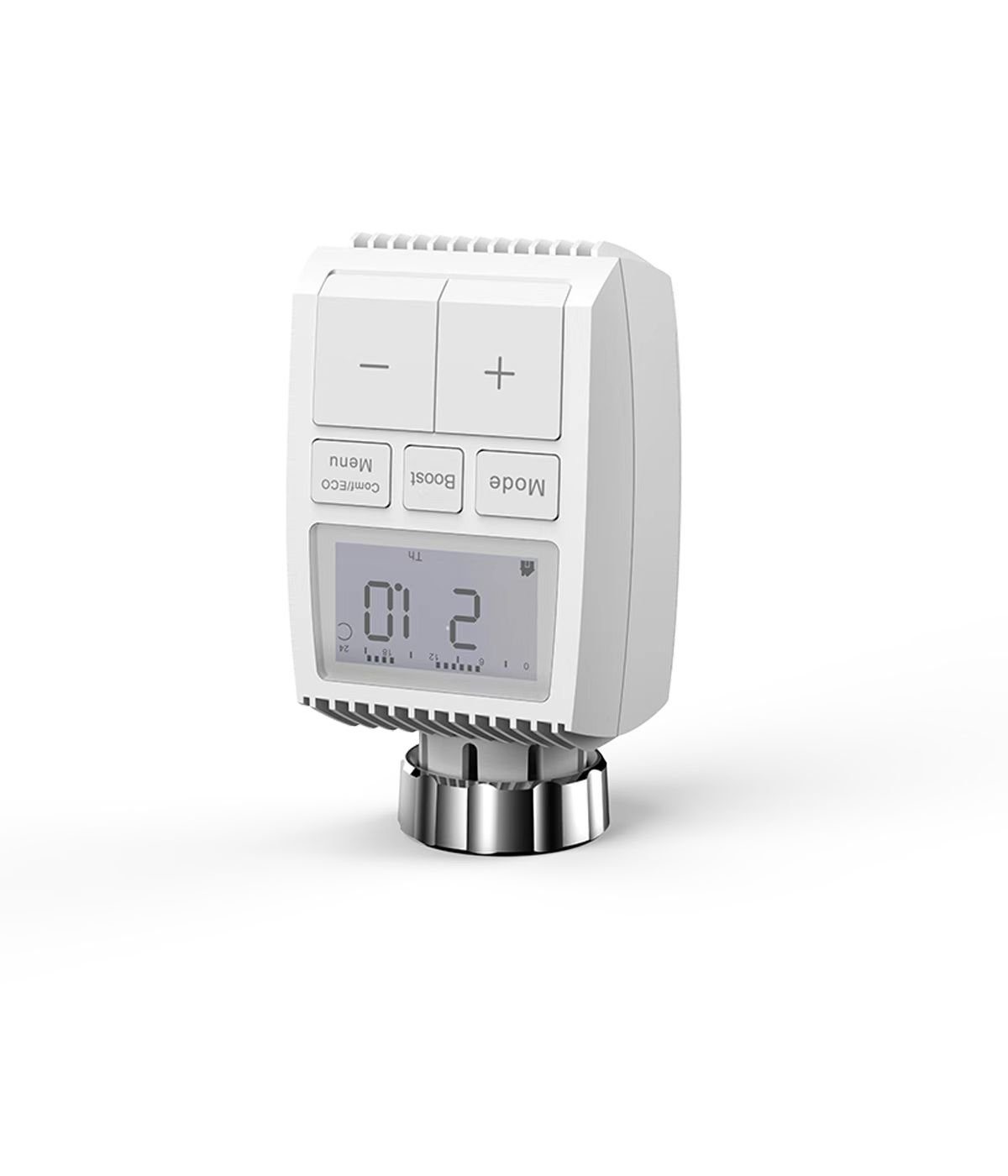 mit Tag/Woche/Wochenend-Planer, Hyrican Heizkörperthermostat Frostschutz, programmierbar, Nachtabsenkung