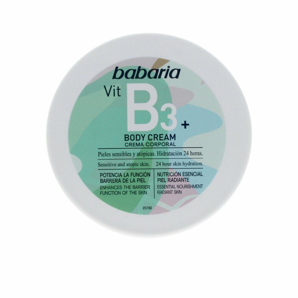 babaria Körperpflegemittel VITAMIN B3+ body cream 100% vegan 400 ml