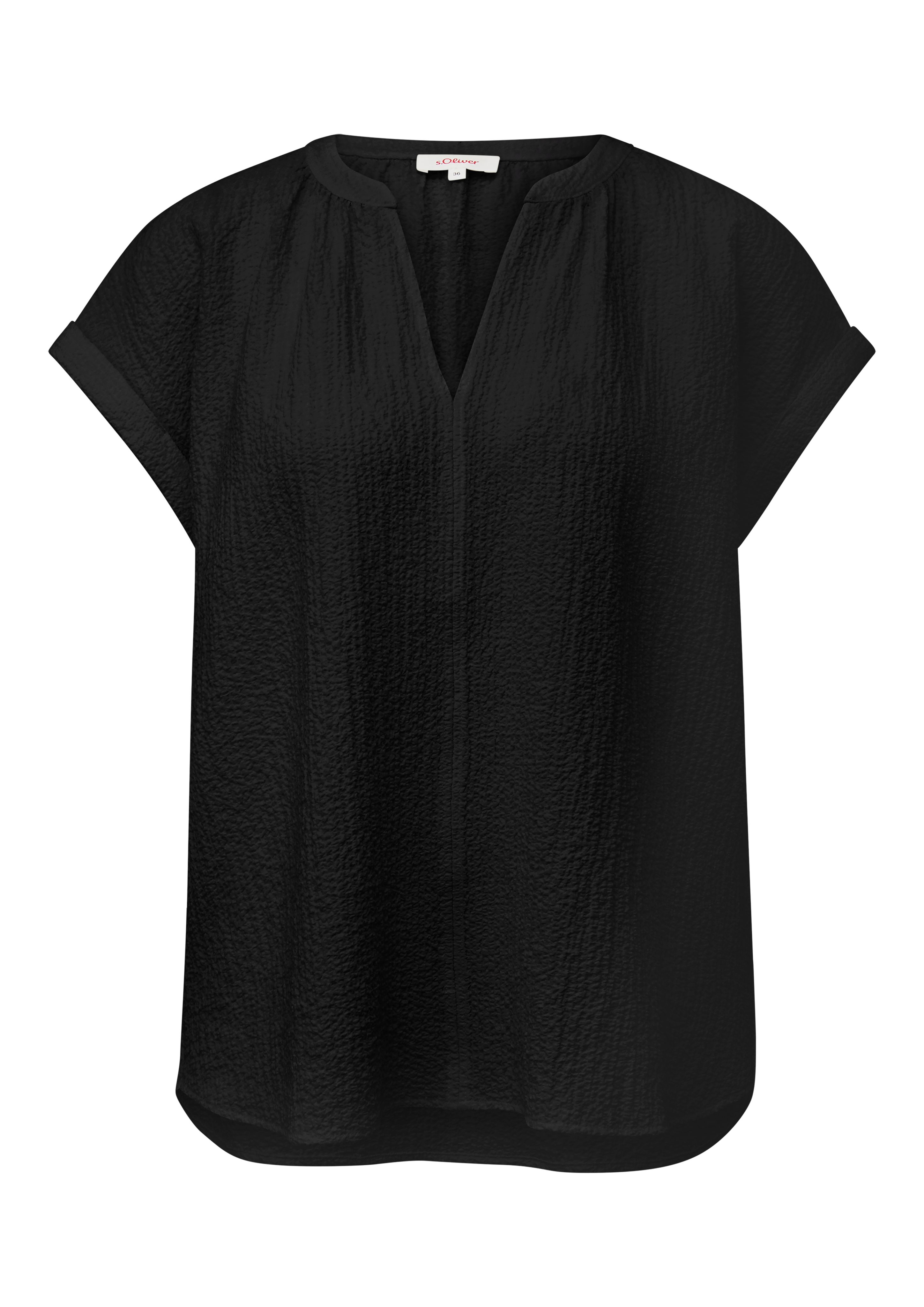 s.Oliver Blusentop Locker geschnittene Bluse mit günstig online kaufen