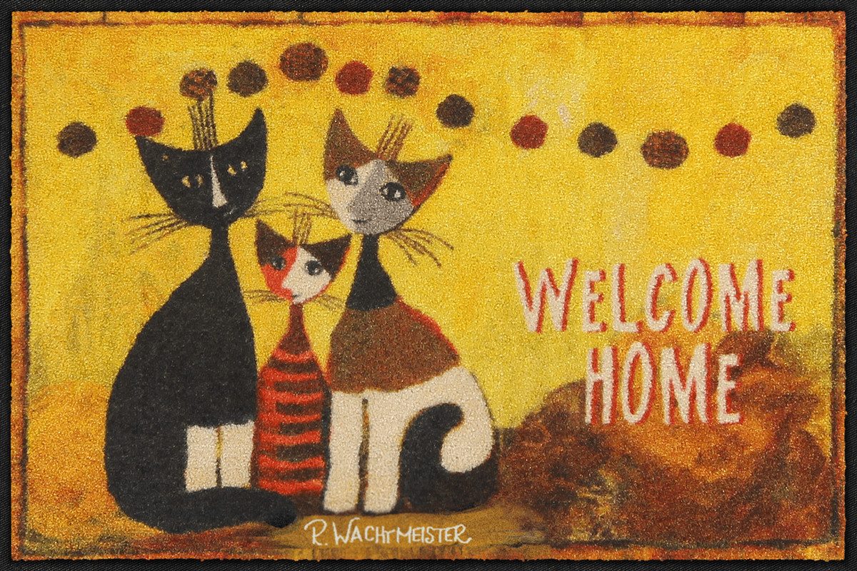 Salonloewe Fußmatte Fußmatte 50x75 Rosina Wachtmeister Amarillos Family, Eingangsmatte normal, Höhe: 500 mm