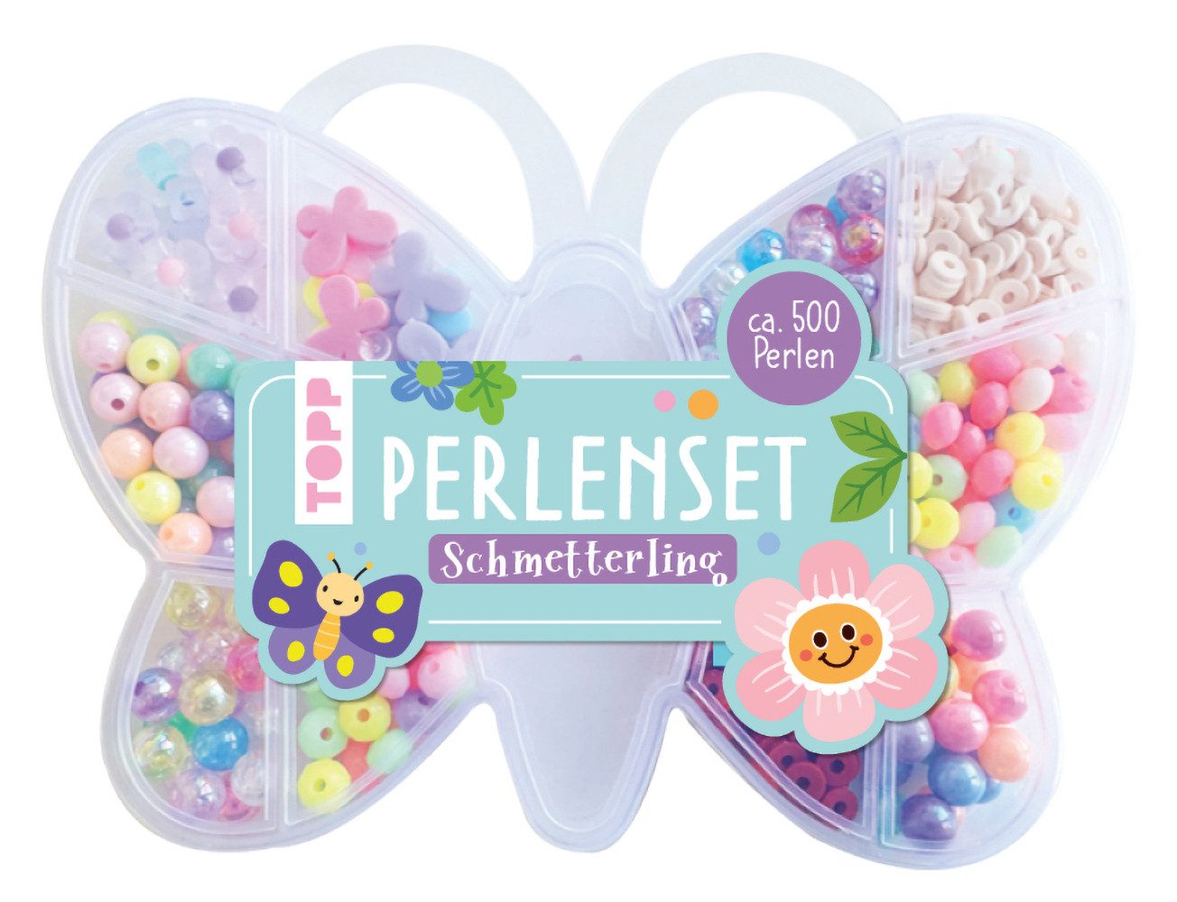 Bastelperlen Perlenset Schmetterlinge