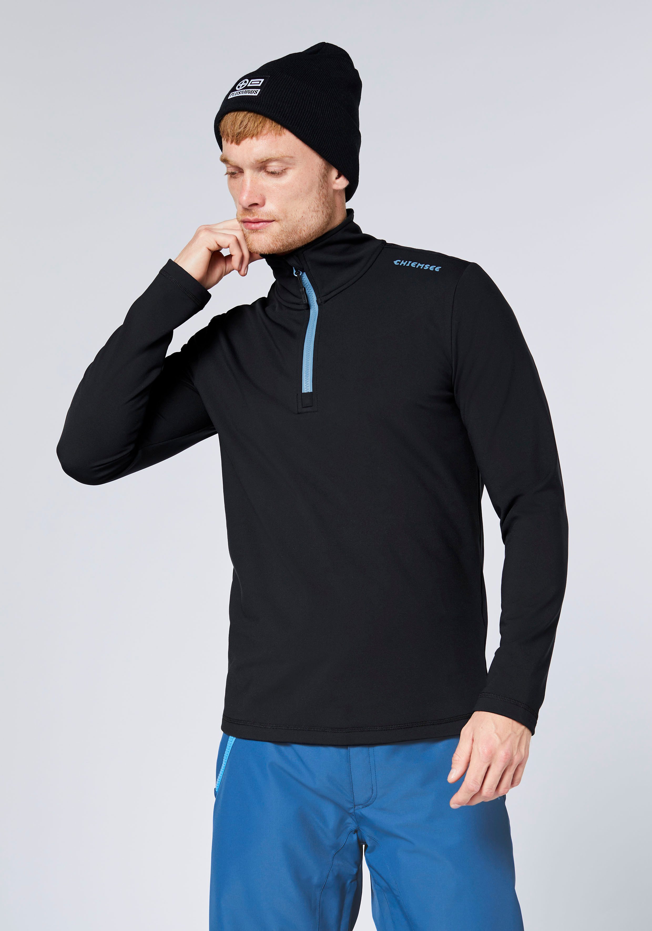 Chiemsee Strickfleece-Pullover aus Strickfleece, mit hochschließendem Krage günstig online kaufen