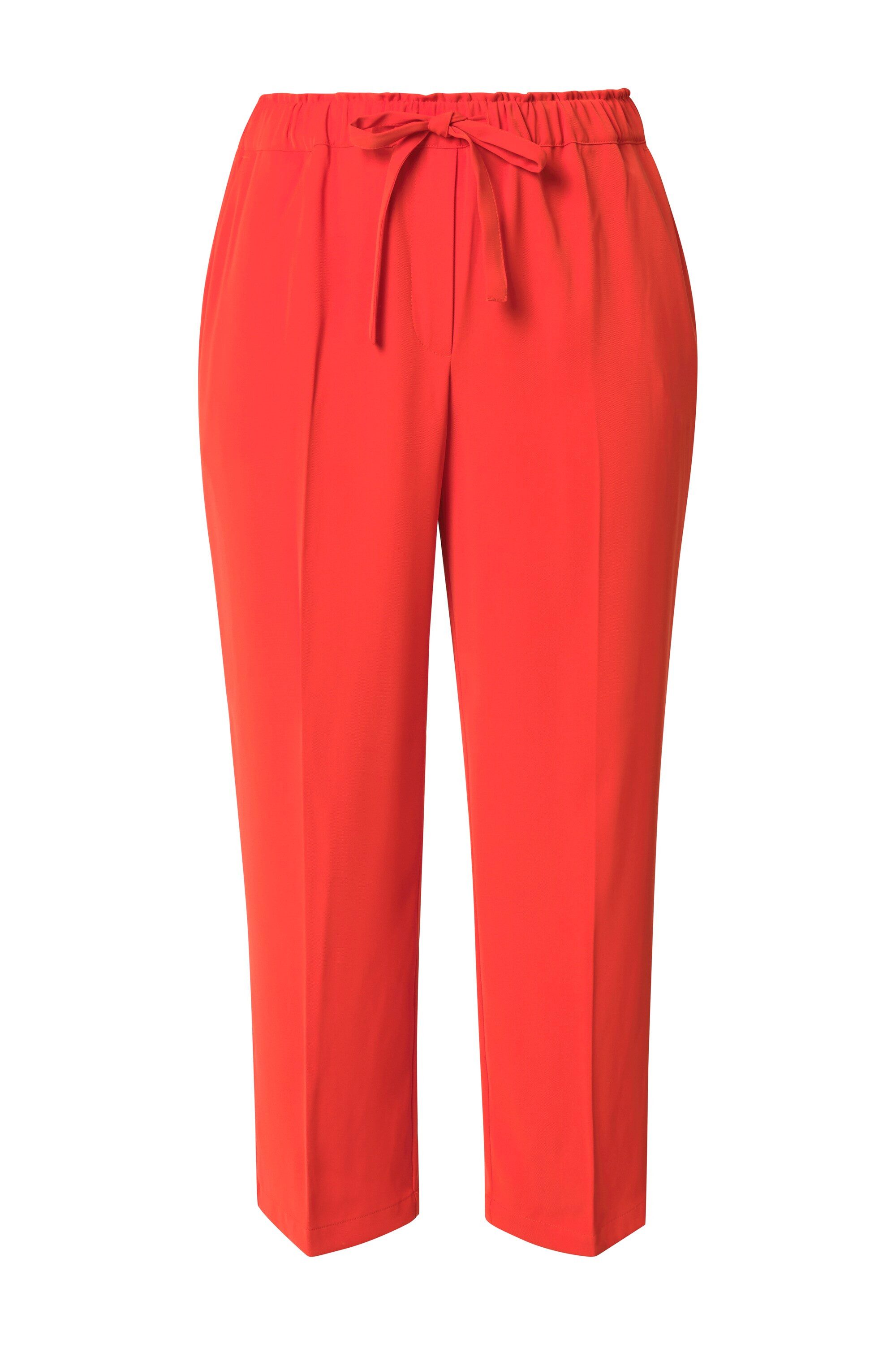 Ulla Popken Schlupfhose 7/8-Hose Bügelfalten Elastikbund