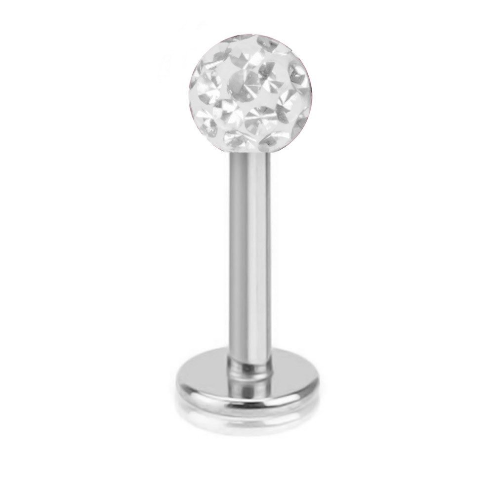 viva-adorno Piercing-Set Lippenpiercing Multi Kristall Epoxy günstig online kaufen