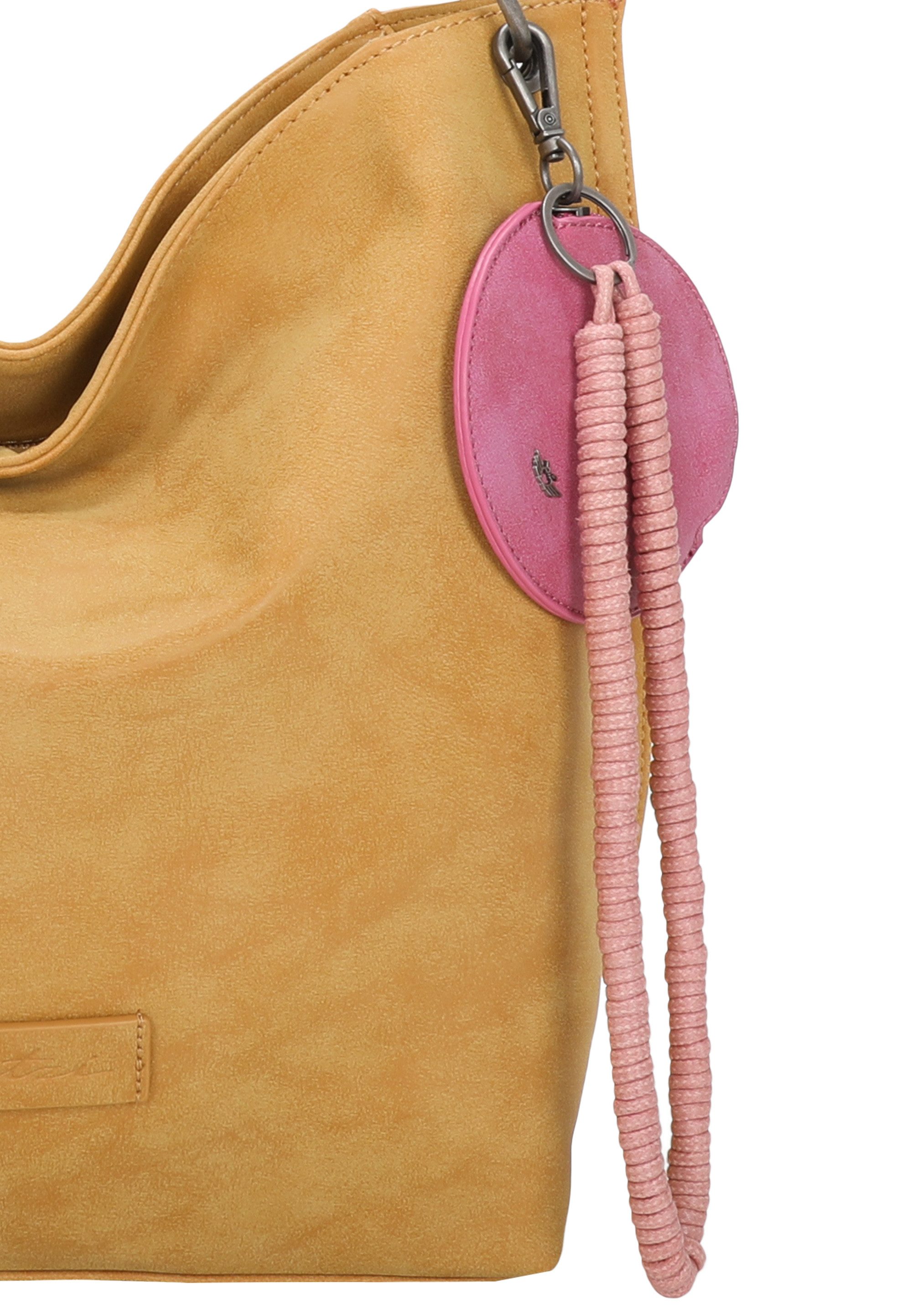 Fritzi aus Preußen Schultertasche Fritzi01N, mit abnehmbarer Schlüsselschlange und Taschenanhänger