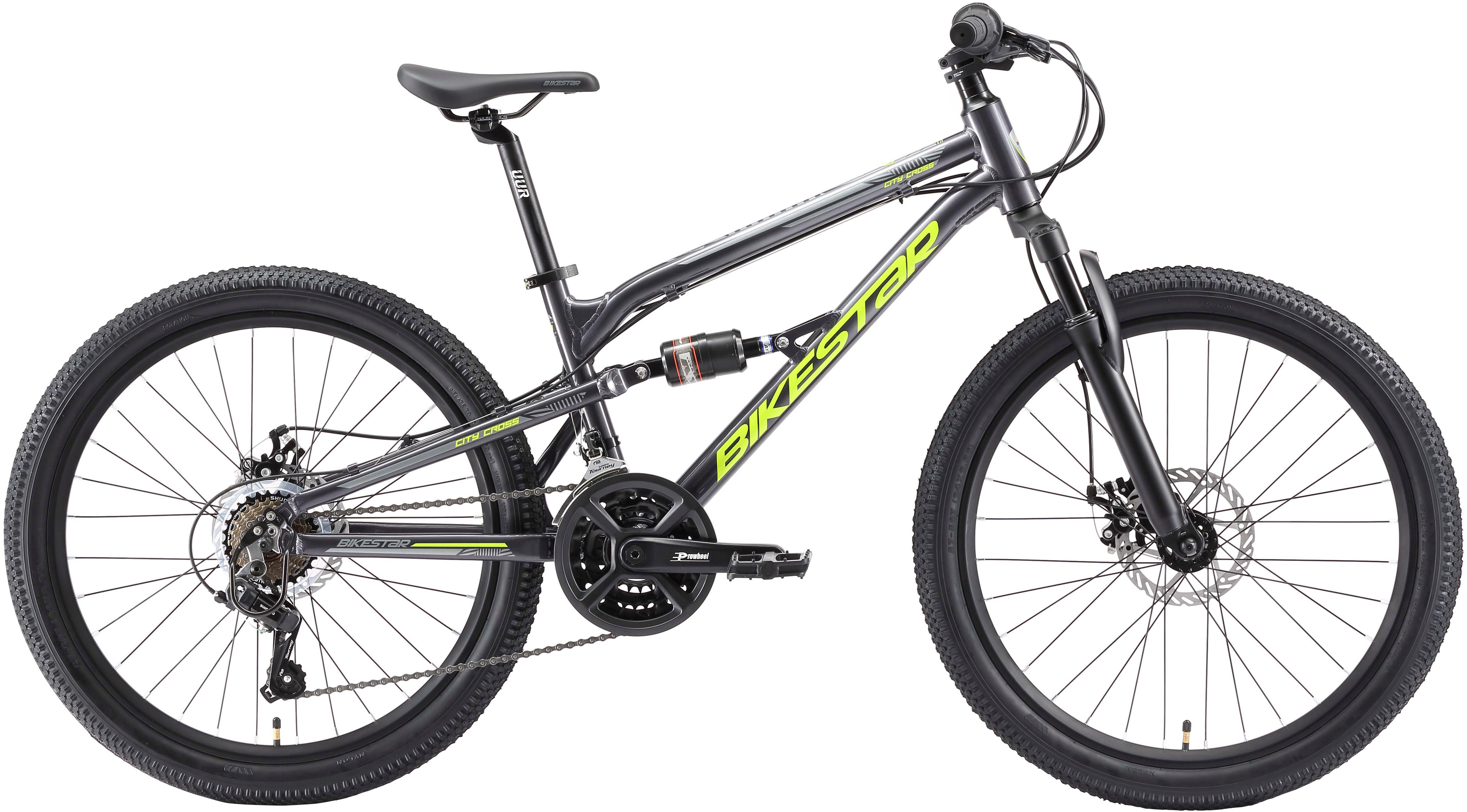 Bikestar Jugendfahrrad, 21 Gang Shimano RD-TY21 Schaltwerk, Kettenschaltung