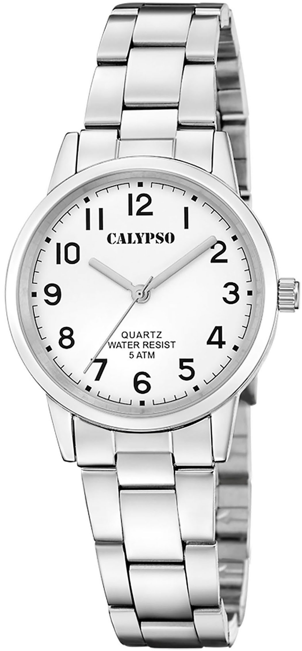 CALYPSO WATCHES Quarzuhr Basic K5859/1, Armbanduhr, Damenuhr, Edelstahlarmb günstig online kaufen