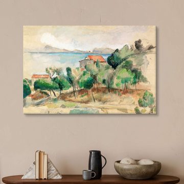 Posterlounge Leinwandbild Paul Cézanne, Die Bucht von Estaque, Malerei