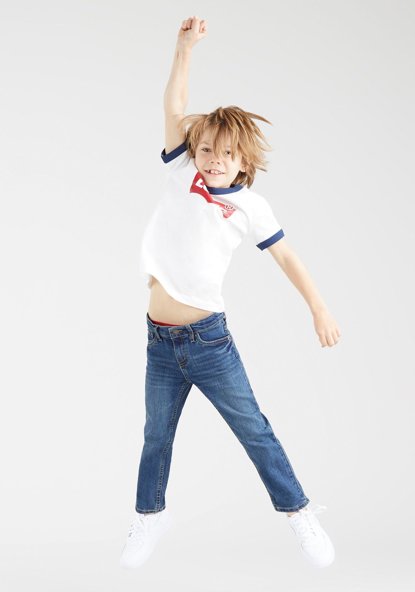 for used 511 Stretch-Jeans PERFORMANCE SOFT indigo ECO LVB Kids BOYS Levi's® blue mid J