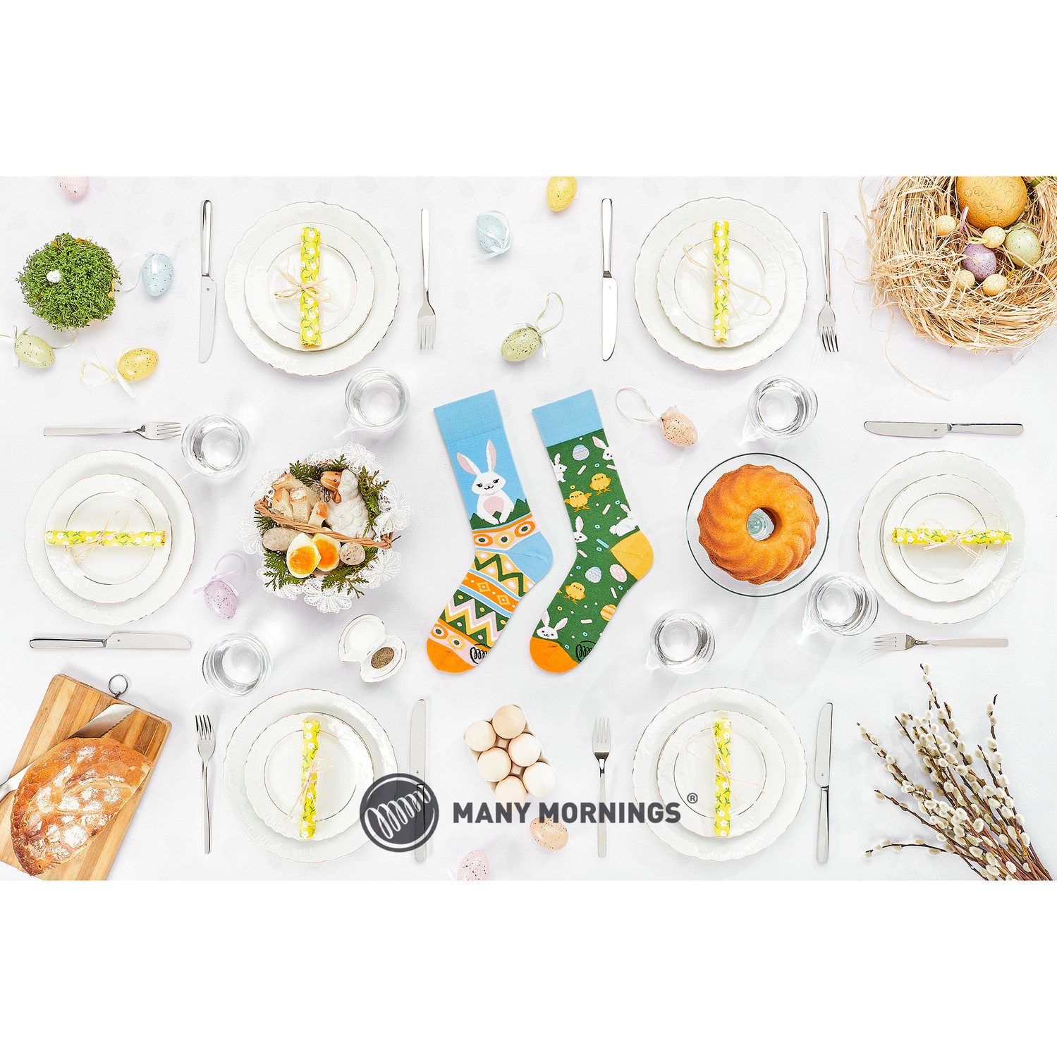 Many Mornings Freizeitsocken Easter Bunny Many Mornings Socken mit Osterhas günstig online kaufen