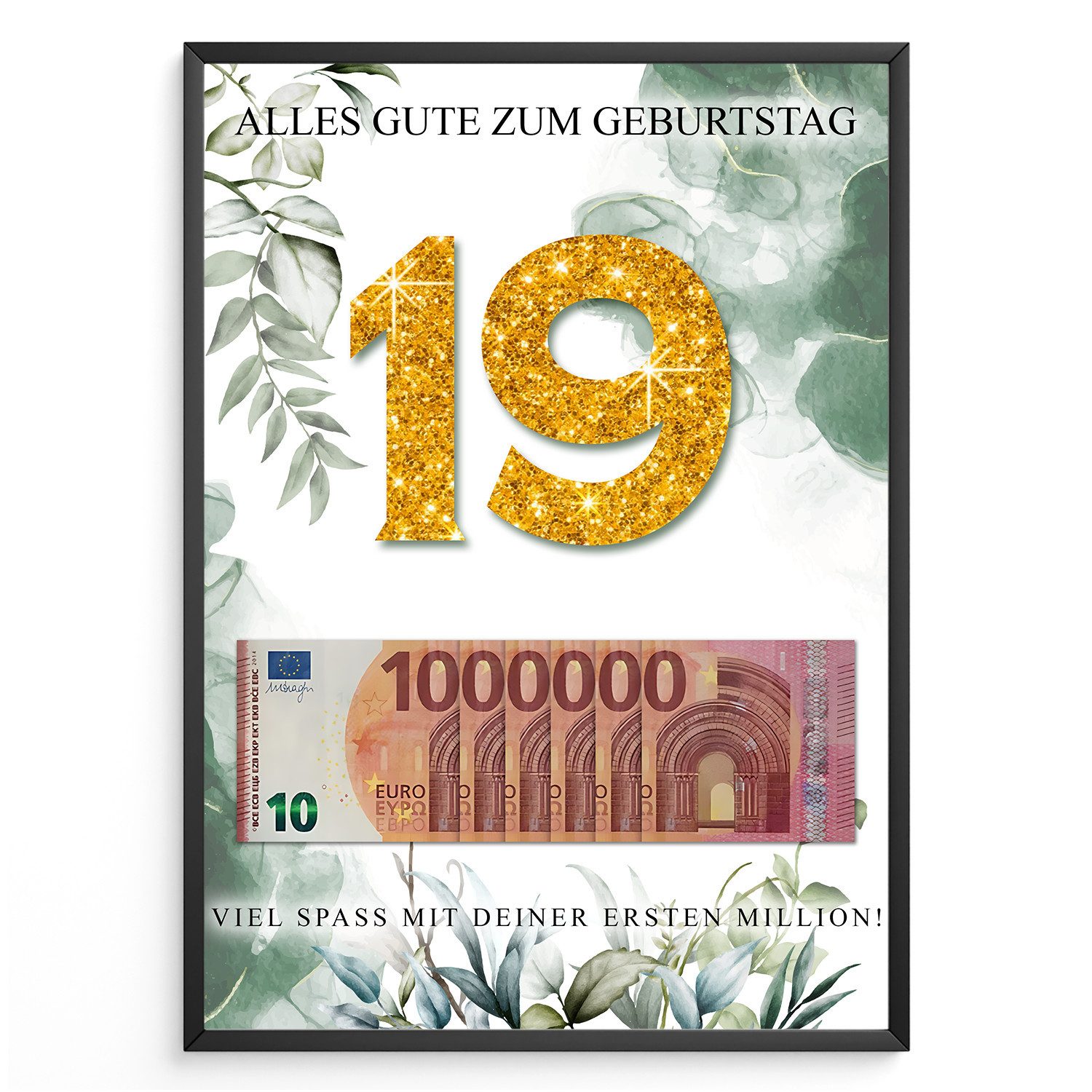 Tigerlino Poster Geldgeschenk Geburtstag Männer Frauen günstig online kaufen