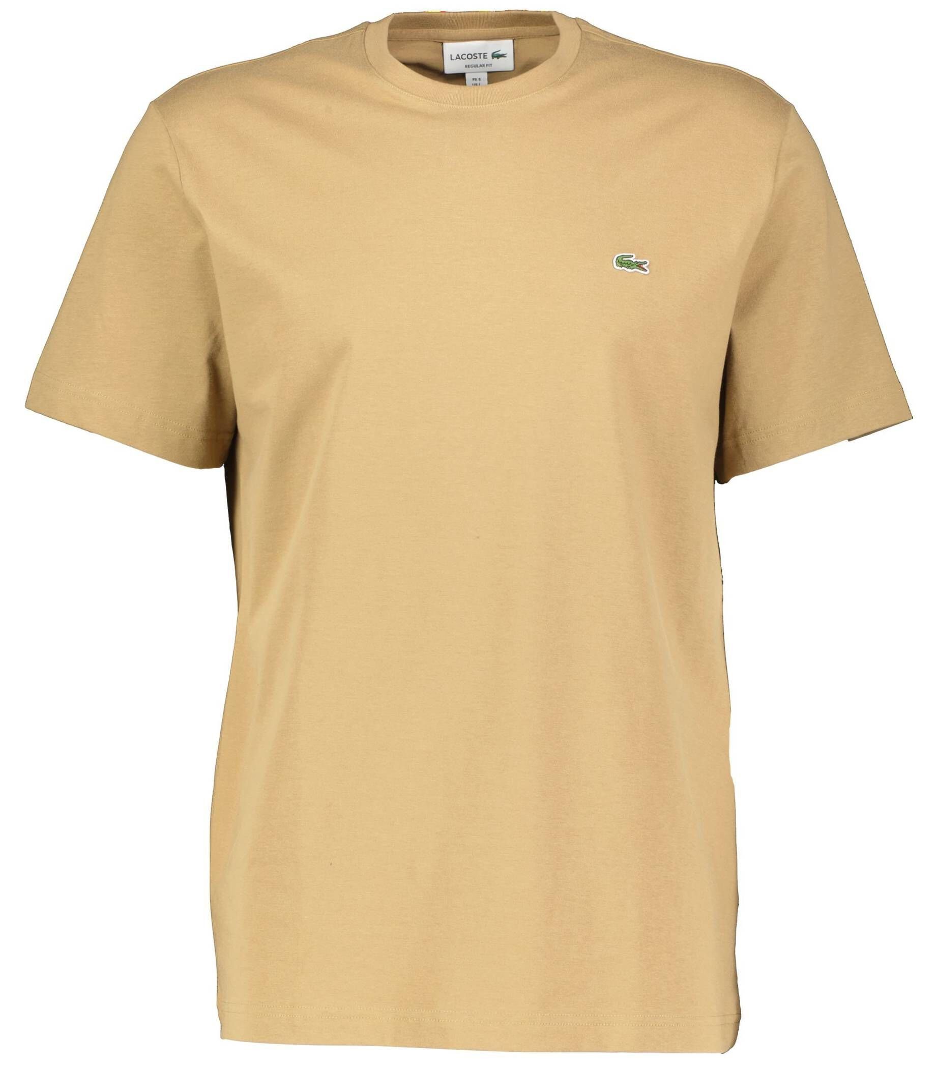 beige Lacoste Herren T-Shirt (1-tlg) T-Shirt (27)