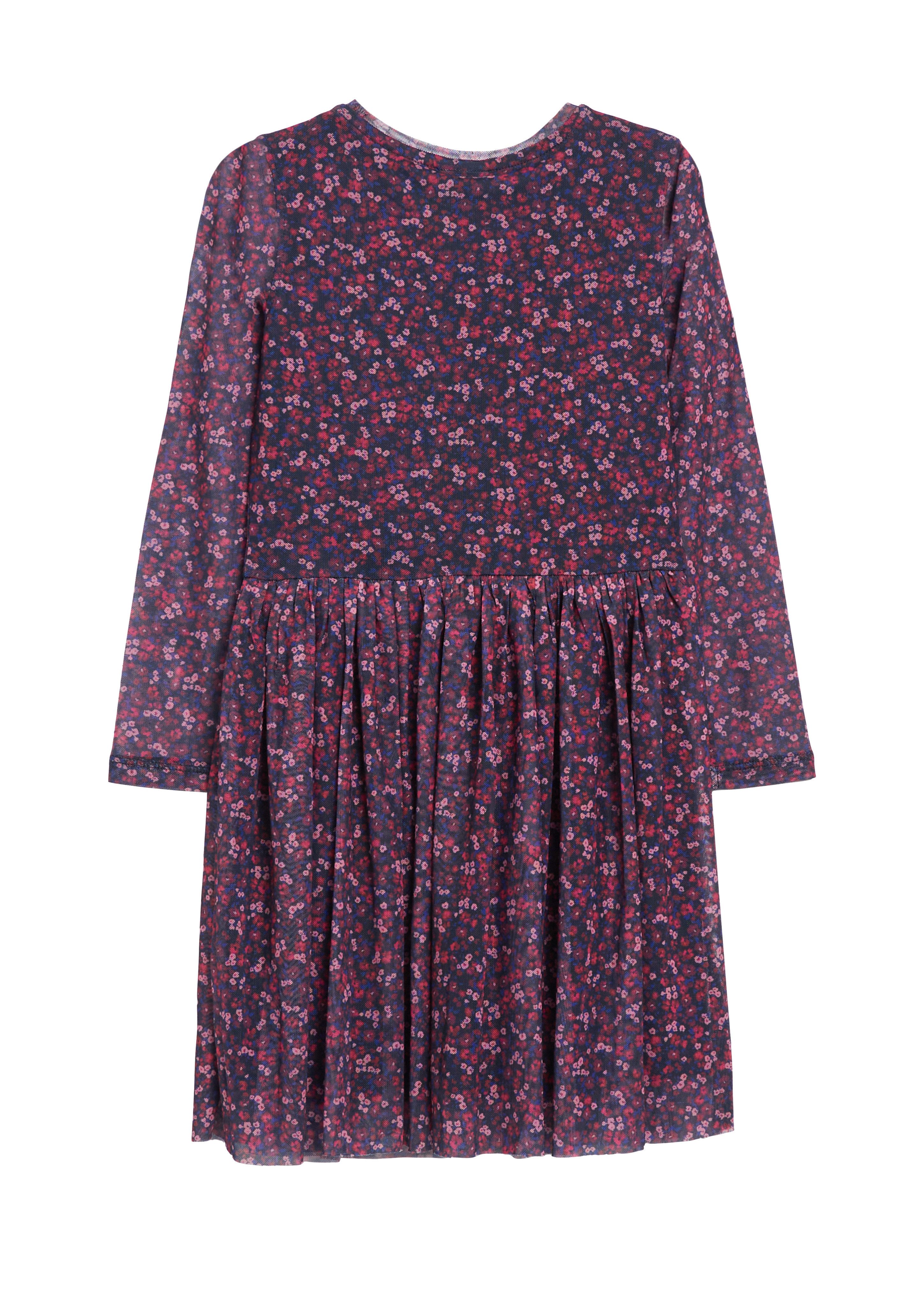 s.Oliver Junior Meshkleid Kurzes Sommerkleid mit floralem Muster / für Girls