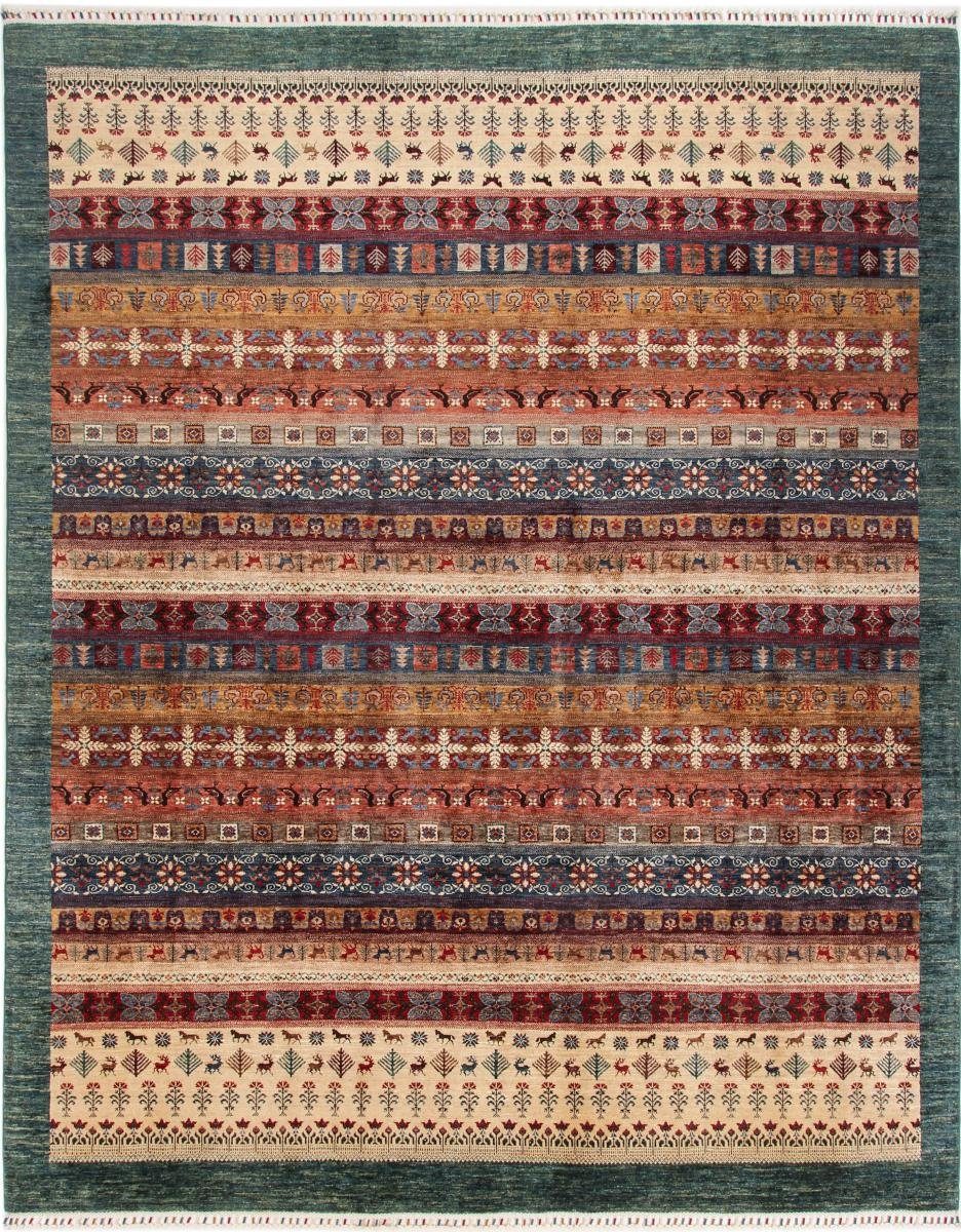 Orientteppich Arijana Shaal 245x303 Handgeknüpfter Orientteppich, Nain Trading, rechteckig, Höhe: 5 mm