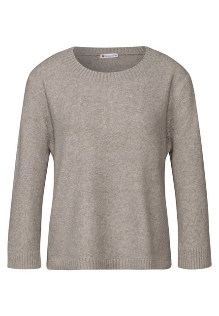 STREET ONE Strickpullover STREET ONE / Da.Strick / LTD QR_cosy round neck s günstig online kaufen