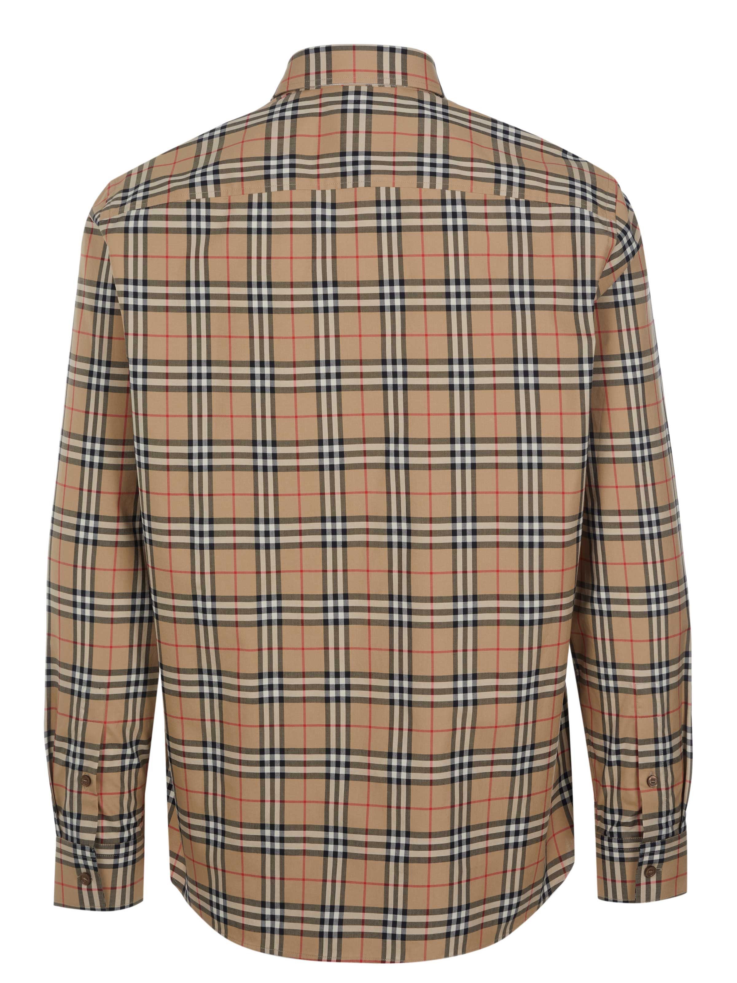 BURBERRY Langarmhemd Burberry SIMSON Hemd beige günstig online kaufen