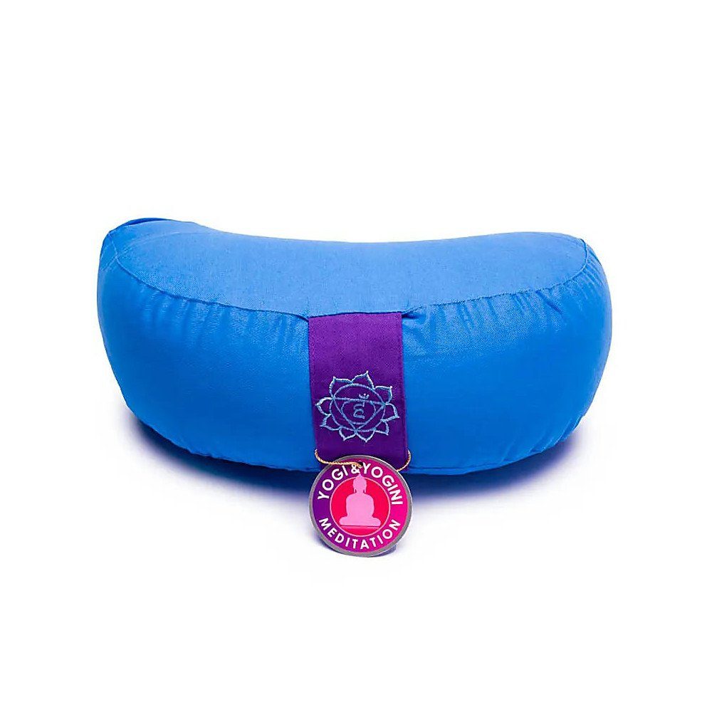 Just Be Meditationskissen Chakra Halbmond Kissen