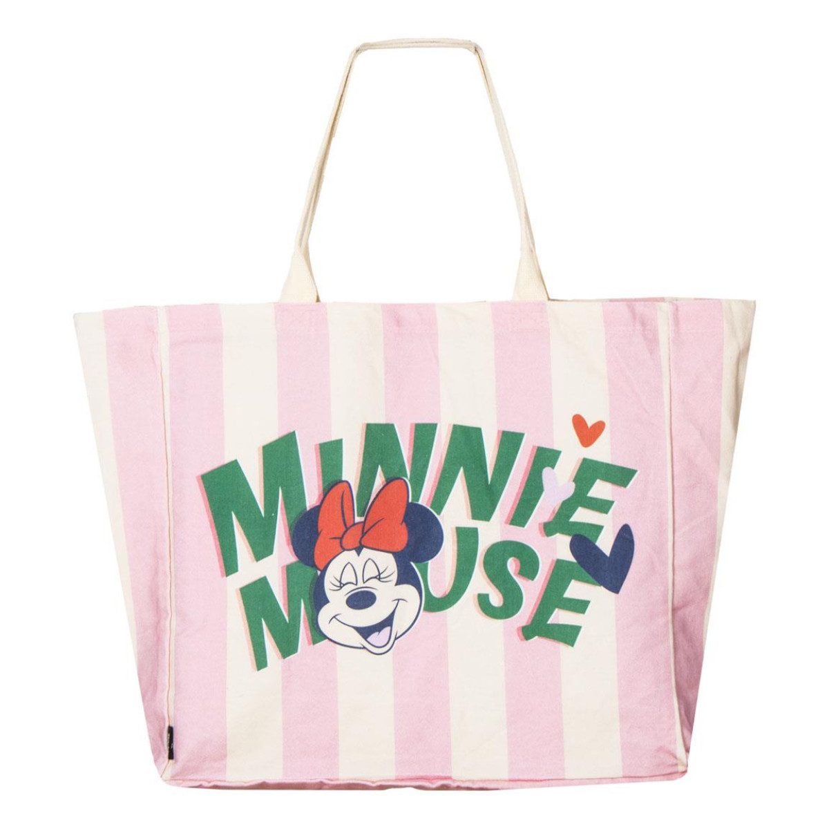 Disney Minnie Mouse Shopper XL Shopping Bag für Erwachsene mit großem Stauraum