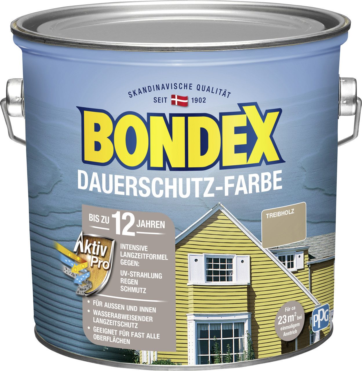 Bondex Holzschutzlasur Bondex Dauerschutzfarbe 2,5 L treibholz