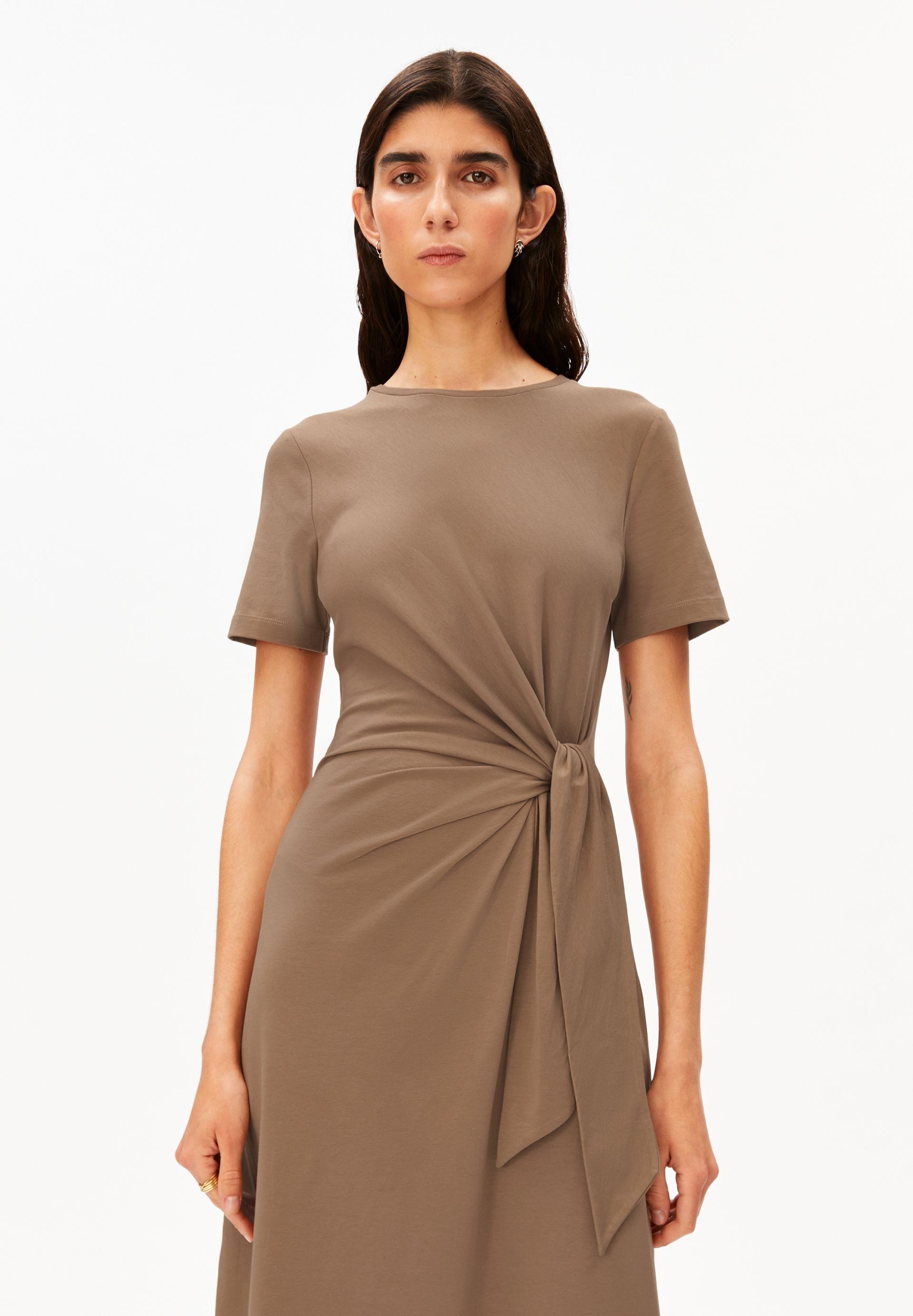 Jerseykleid JELTAA Jerseykleid aus Bio-Baumwoll Mix