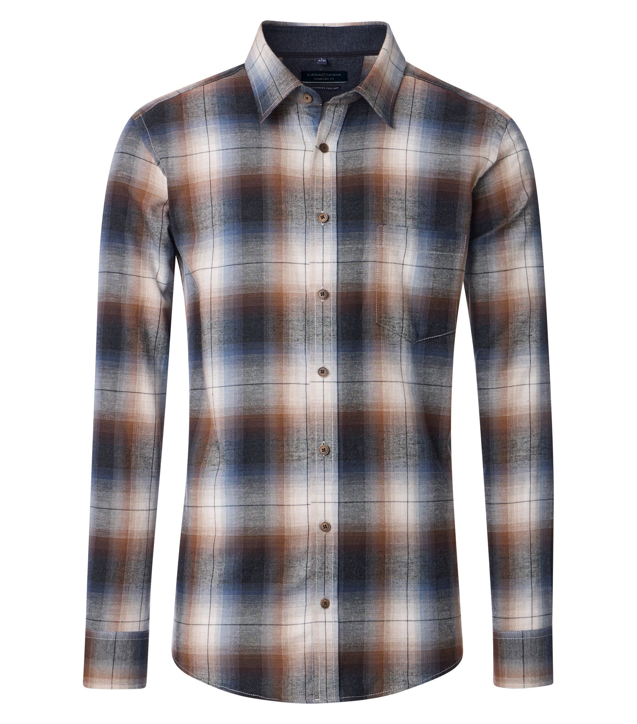 CASAMODA Langarmhemd CASAMODA Freizeithemd kariert günstig online kaufen