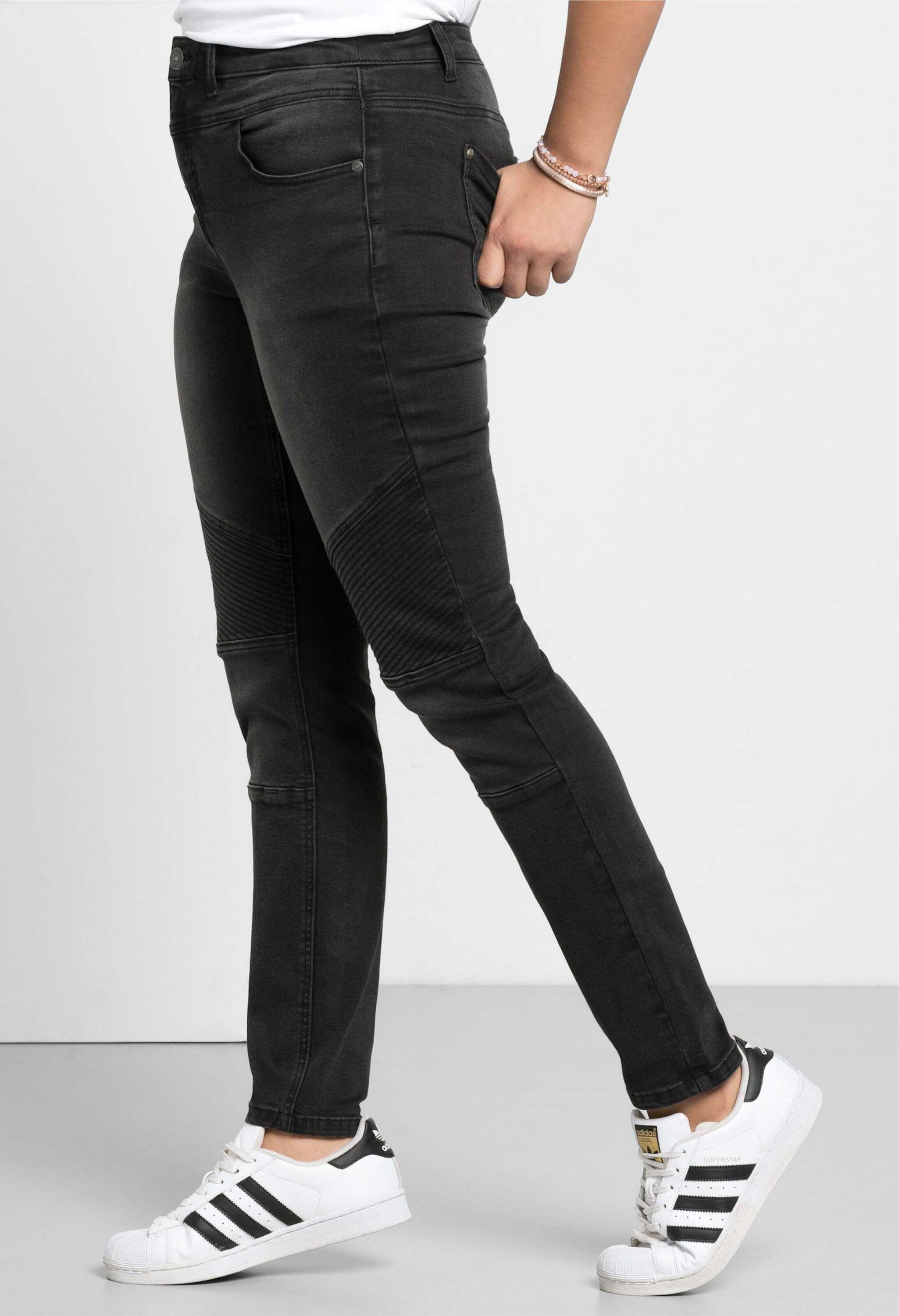 Sheego Bequeme Jeans Stretch-Jeans Power-Stretch-Qualität – Bild 3 von 5