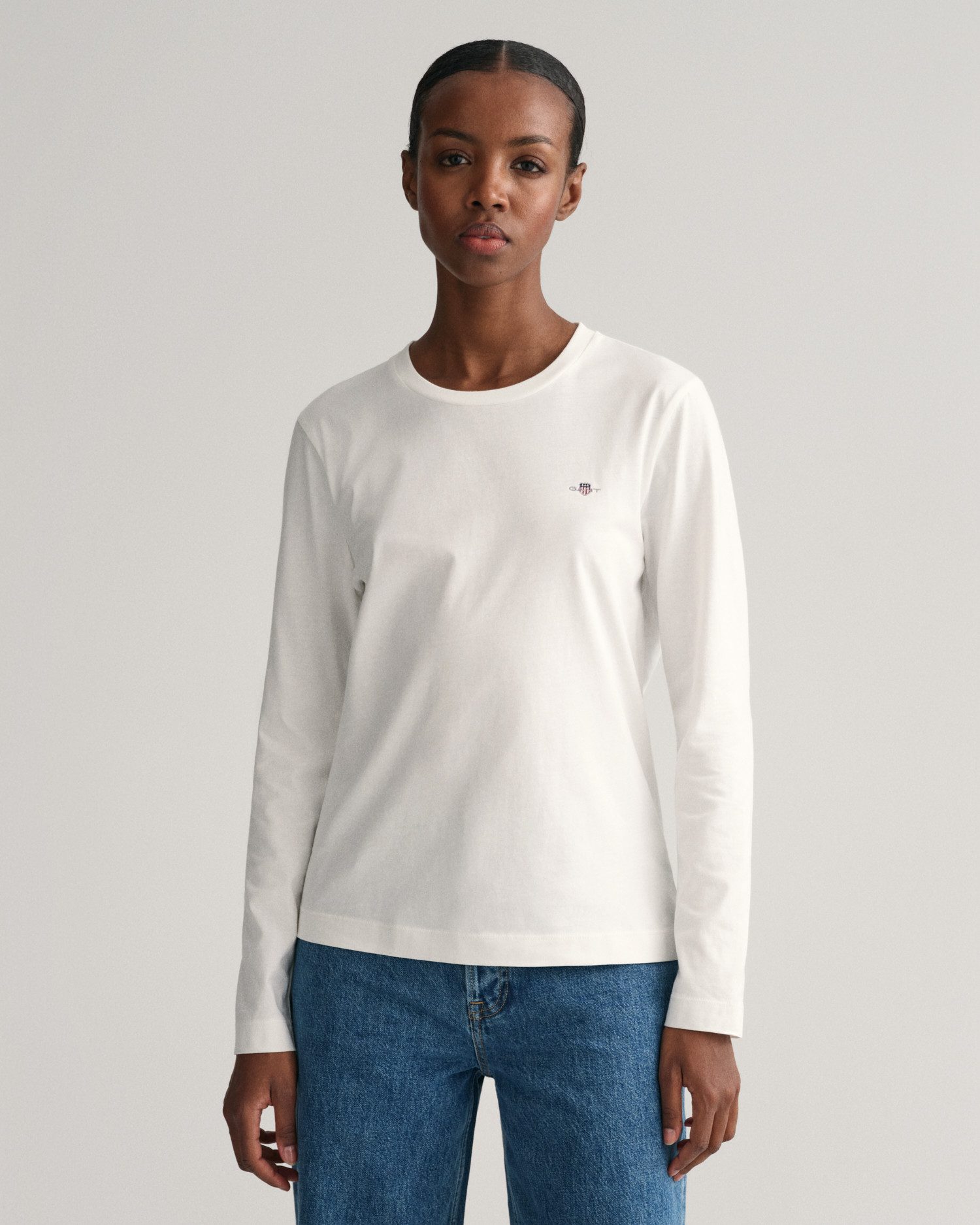 Gant Langarmshirt REG SHIELD LS T-SHIRT günstig online kaufen