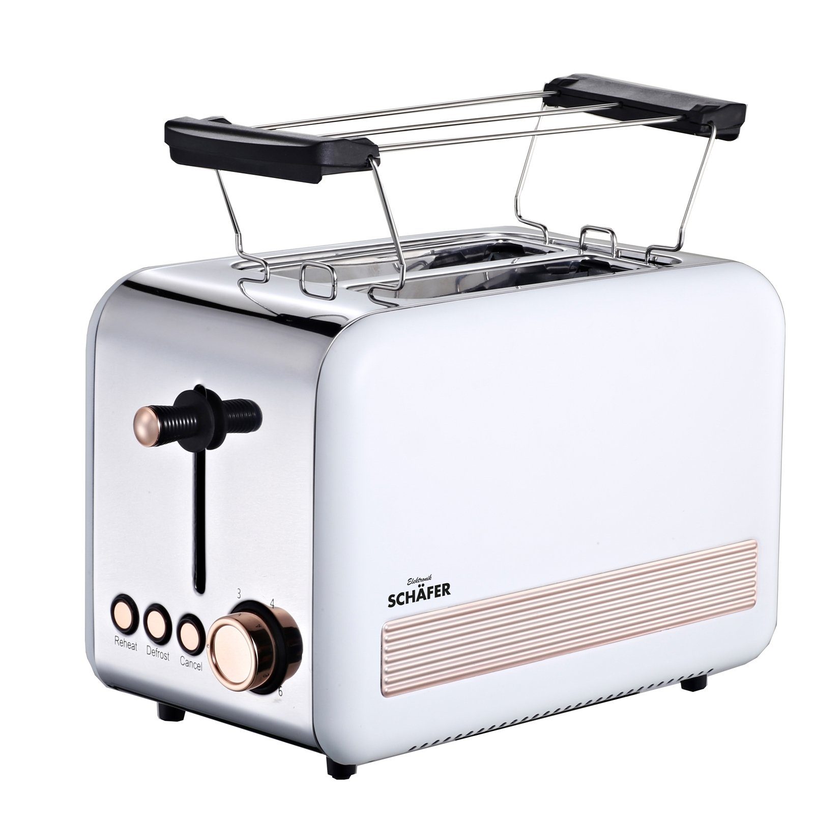 Schäfer Toaster Toaster Deluxe, 2 Schlitz-Toaster, 850 W