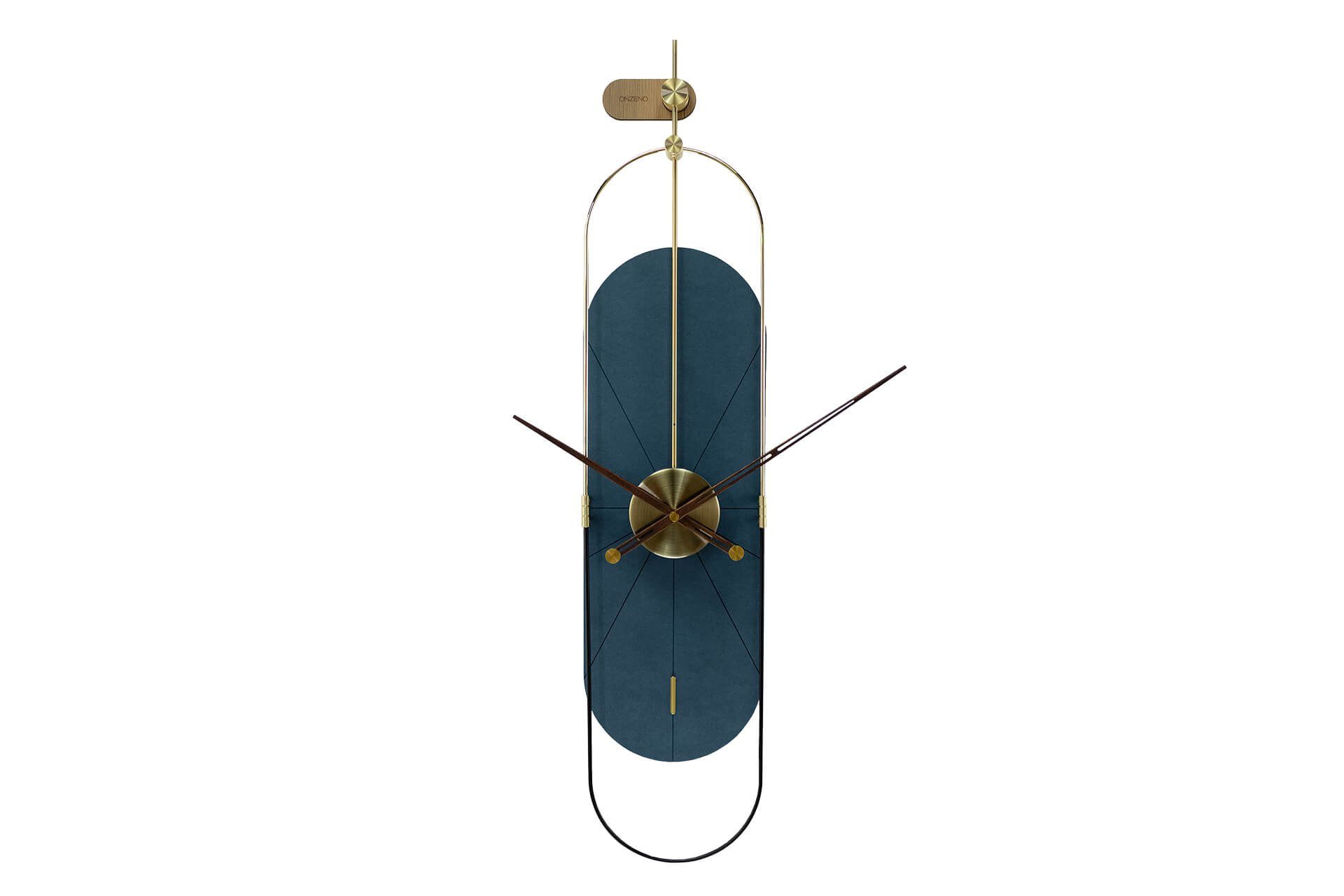 Wanduhr THE BLUE PLANET. 20x90x1.8 cm