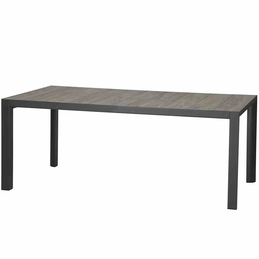 Siena Garden Gartentisch Siena Garden Silva Tisch 180 x 100 cm matt