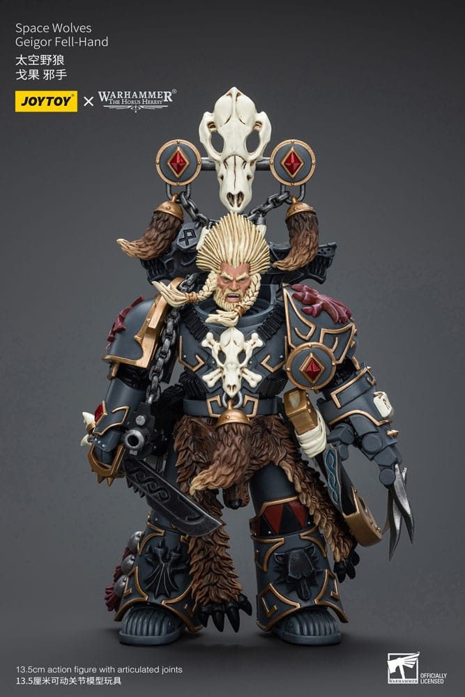 Joy Toy (CN) Actionfigur Joy Toy Warhammer The Horus Heresy 1/18 Space Wolves Geigor Fell-Hand