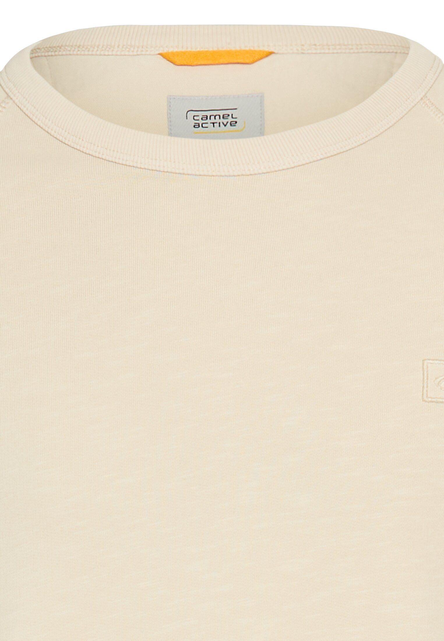 camel active Sweatshirt mit Logo Stickerei