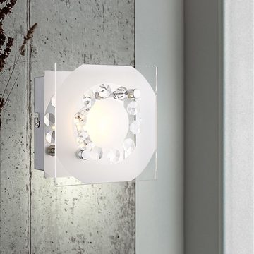 Globo LED Wandleuchte, LED-Leuchtmittel fest verbaut, Warmweiß, Wandleuchte Wandlampe Schlafzimmerleuchte Wohnzimmer 2er Set