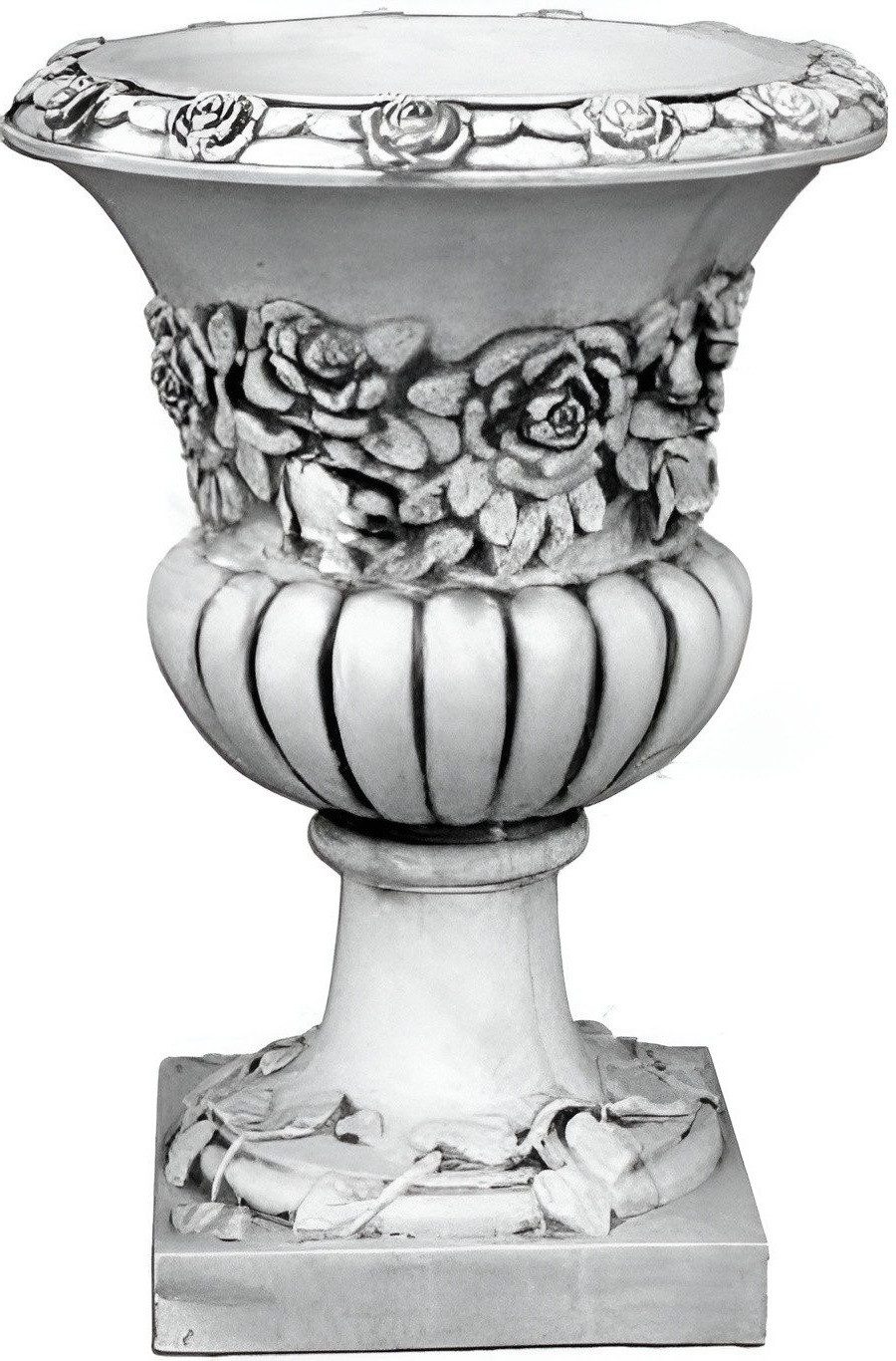 Xlmoebel Pflanzkübel Stein Blumenvase für Garten und Terrasse, elegante Deko für Pflanzen (Artikel s104098), Hergestellt in Europa