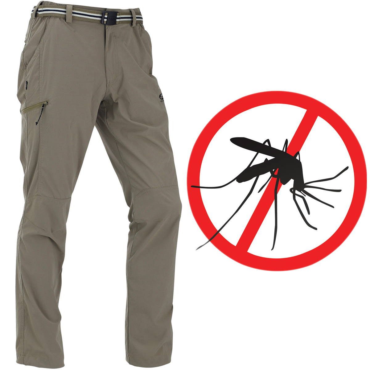 RennerXXL Outdoorhose Greenstone Herren Wanderhose mit Mückenschutz