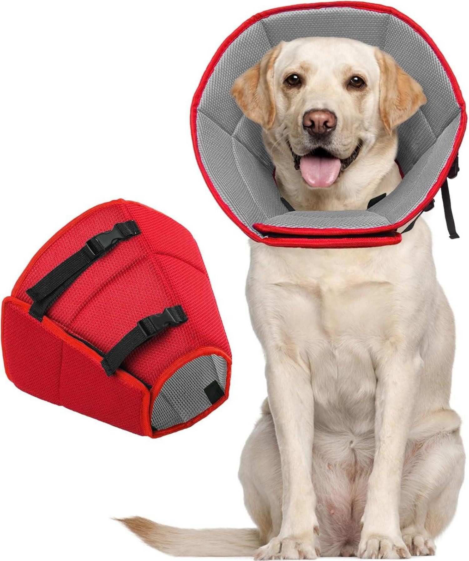 Schutzkragen Halskrause Hund Leckschutz Schutzkragen Einstellbar, Vorbeugung