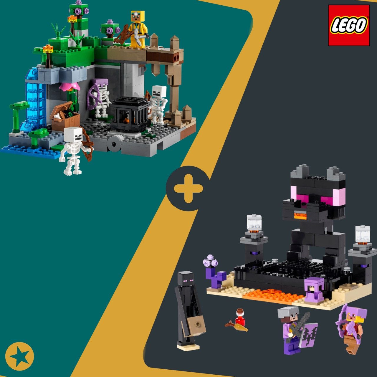 LEGO® LEGO Set Minecraft Das Skelettverlies günstig online kaufen
