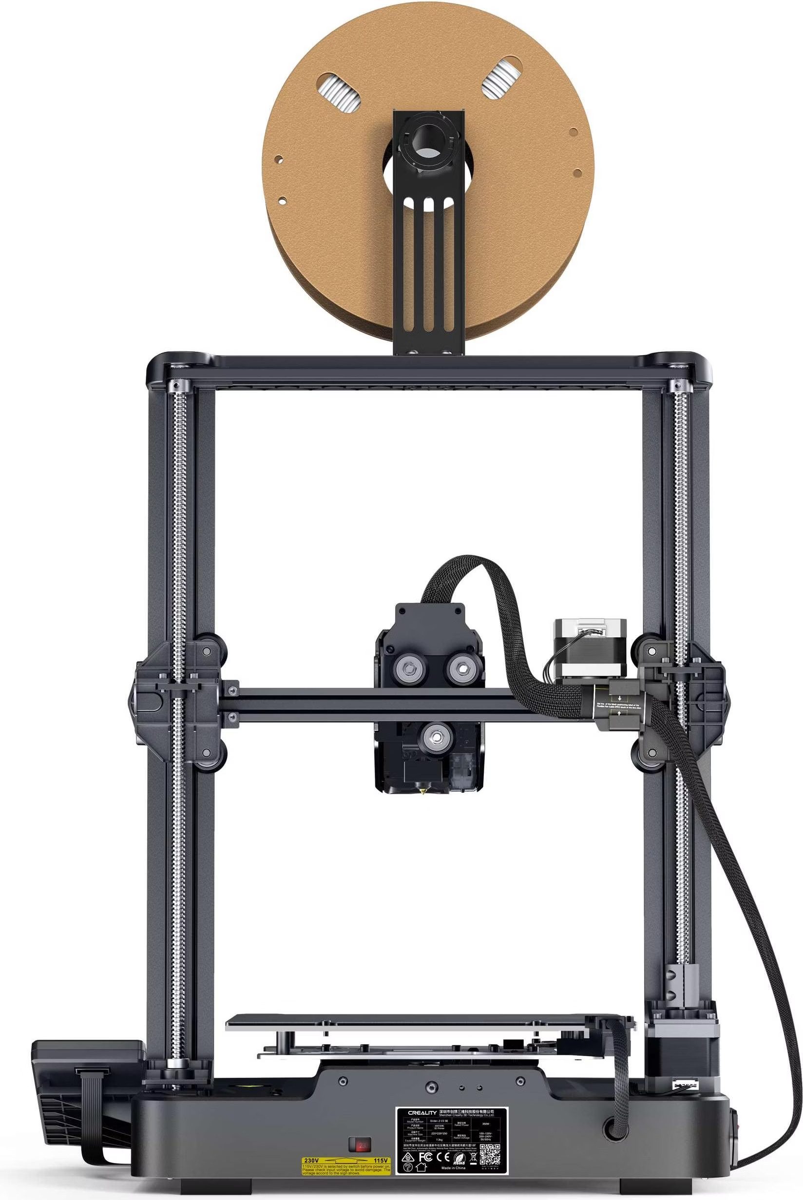 Creality 3D-Drucker Creality Ender 3 V3 SE, FDM-Drucker, präzise, großes Volumen, Metall-/Kunststoffgehäuse