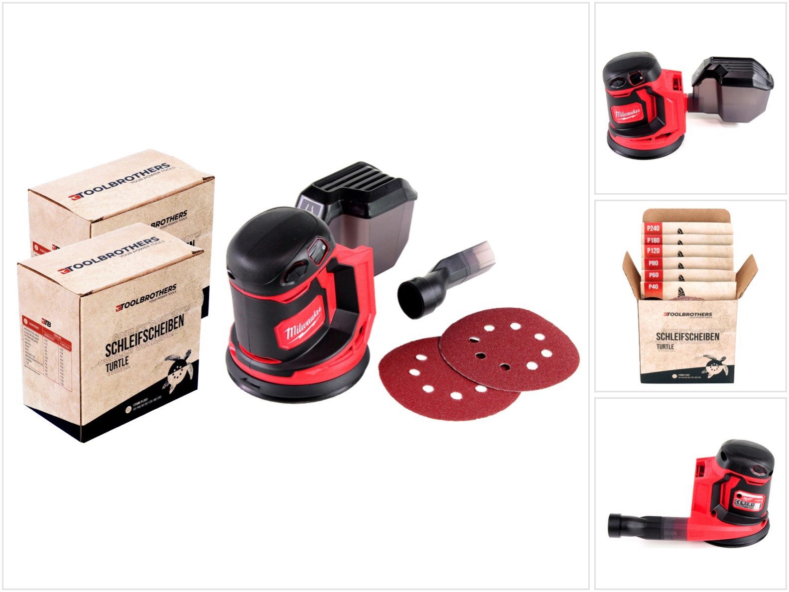 Milwaukee Akku-Exzenterschleifer