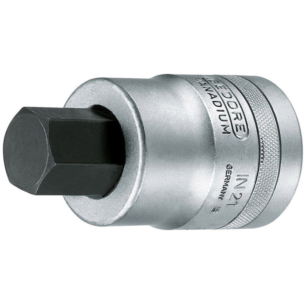 Gedore Торцевой ключ Gedore IN 21 27 6200680 Innen-Sechskant Schraubendrehereinsatz 27 mm